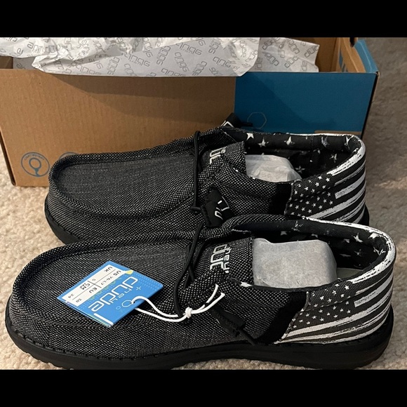 Hey Dude Wally YouthFunk Break Patriotic Shoes Buckle Exclusive Y6 L7